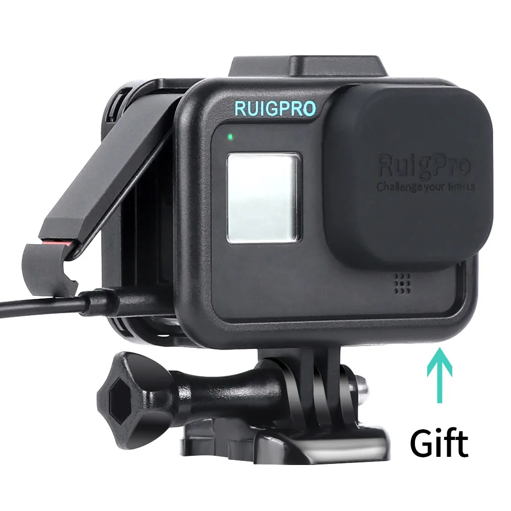 Аксессуары для GoPro Hero 8 защитная рамка чехол Корпус видеокамеры Hero8 черная Экшн
