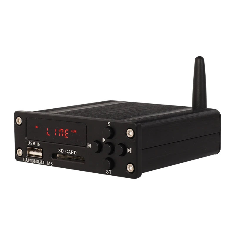 М6 MP3 HiFi музыкальный плеер без потерь мини предусилитель Стерео USB SD аудио декодер