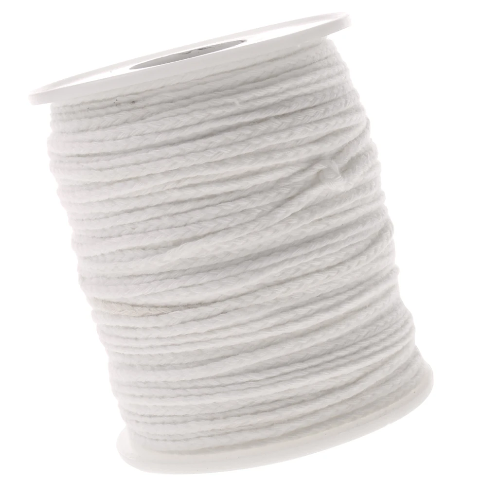 61M Holiday Used Home Used Organic Spool of Cotton Braid Candle Wicks Candle Wick Core White