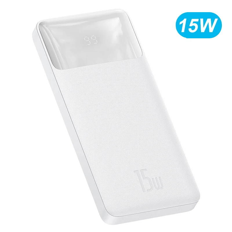 Chargeur batterie externe 10000mAh powerbank ozzzo blanc pour