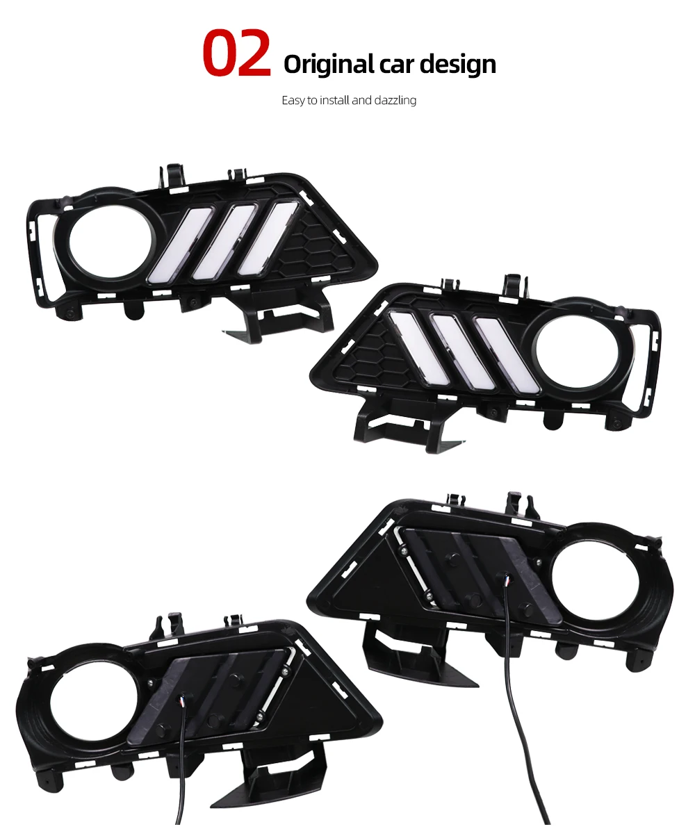 速--9-宝马3系三色流光转向野马款日行灯18-19年--英_07