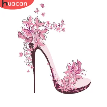 

HUACAN Oil Painting By Number Flower Drawing On Canvas HandPainted Art Gift Pictures By Number Kits DIY Home Decoration