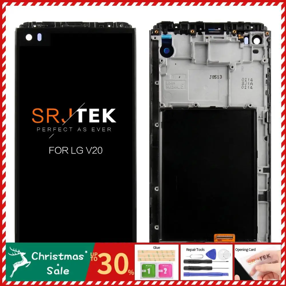 5,7 ''2560x1440 ips ЖК-дисплей для LG V20 ЖК-дисплей сенсорный экран VS995 VS996 LS997 H910 замена дигитайзера