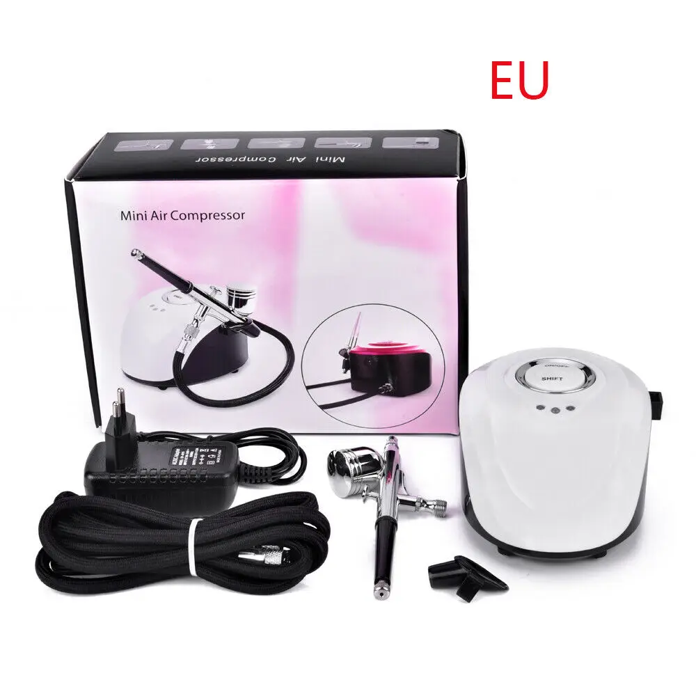 EU Plug Спа-распылитель для лица машина нано спрей паровой аппарат для лица водный спрей для лица Омоложение кожи кислород инъекции небулайзер салон красоты - Цвет: EU Plug