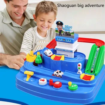 

Car Adventure Toy Rush Through Customs Children Inertial Vehicle Railway Track Toys