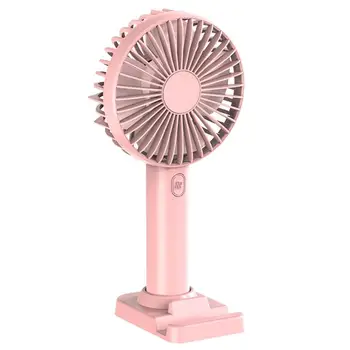 

Handheld Summer Fan Portable USB Charging Desktop Outdoor Pocket Fan Mini Fan with Phone Holder for Home Travel Office