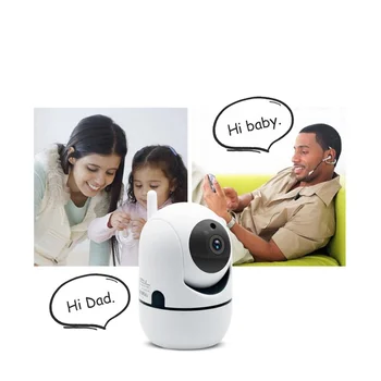 

New 2020 Intelligent Monitor Night Vision Hd Wifi Movement Detection White Wireless Network Monitoring Domestic Security Camera