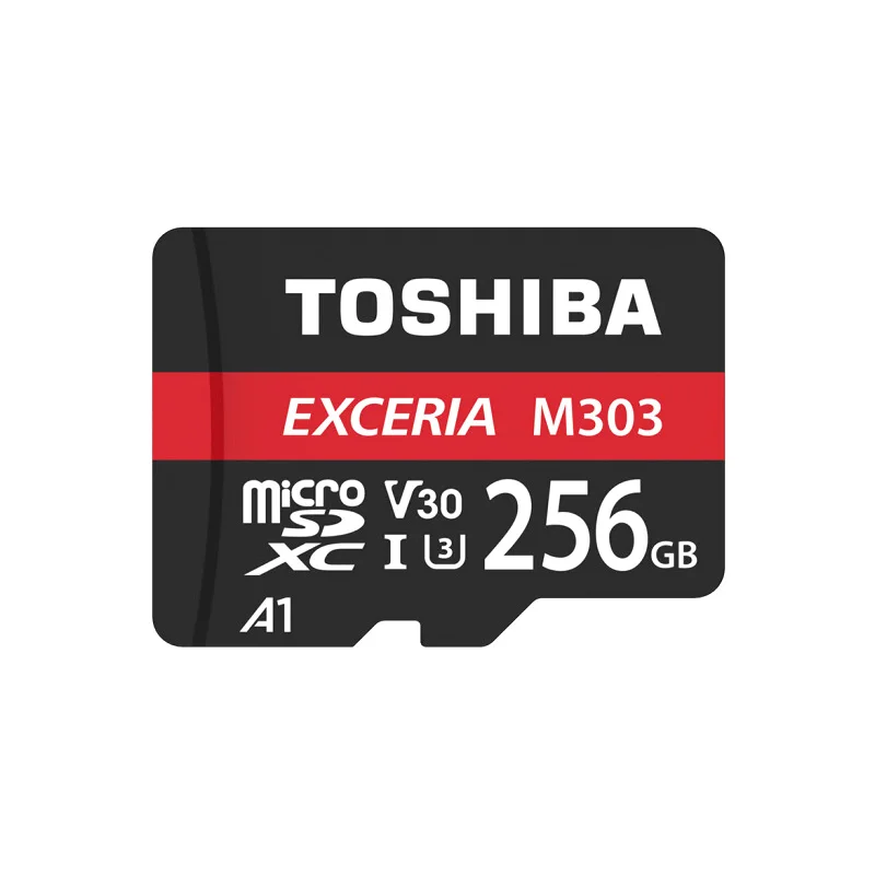 TOSHIBA Exceria микро SD карты M303 SDXC 128 ГБ 256 Гб карта памяти модуль памяти Transflash карты памяти Max 98 МБ/с. для Android 4K видео - Емкость: 256GB