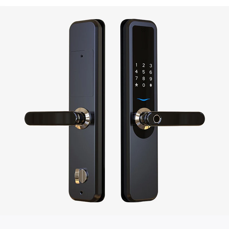 

Intelligent Door Lock Fingerprint Password Electric Biometric Keyless Digital Smart Locks APP Touch Key Card Unlocking