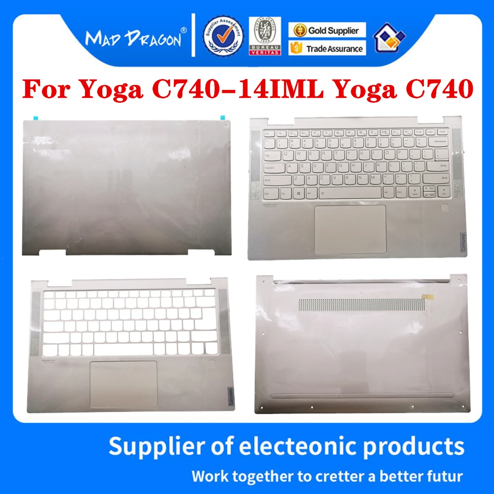 Новый оригинальный ЖК чехол для Lenovo Yoga C740 14IML AM1FG000310 AM1FG000110 AM1FG000210|Сумки и чехлы