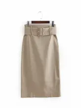 ^^Best Offers Bonjean Women Chic Long Solid Midi Skirt Bow Tie Belt Side Zipper Straight Female Basic Casual Falda Skirts Mujer ^^Best Offers Bonjean Women Chic Long Solid Midi Skirt Bow Tie Belt Side Zipper Straight Female Basic Casual Falda Skirts Mujer