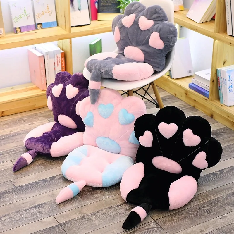 

Cat Paw Design Cushion For Home Office Thickened Joint Disassembly Chair Cushion Car Seat Cushion Sofa Decor Pillow 40*80cm