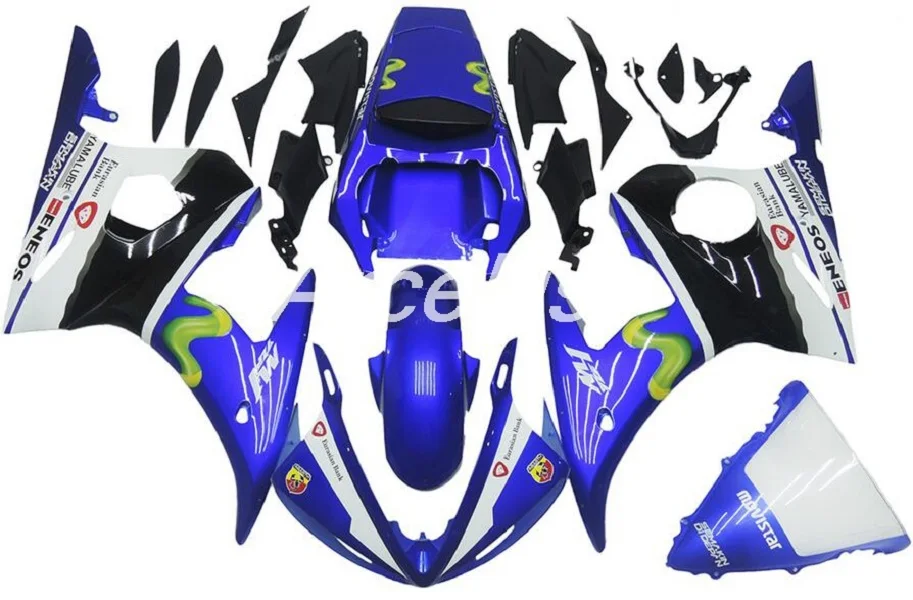 4 бесплатные подарки Новые ABS Обтекатели наборы подходят для Yamaha YZF R6 2003 2004 2005 обтекатель набор R6 03 04 05 Горячая черный глянцевый матовый