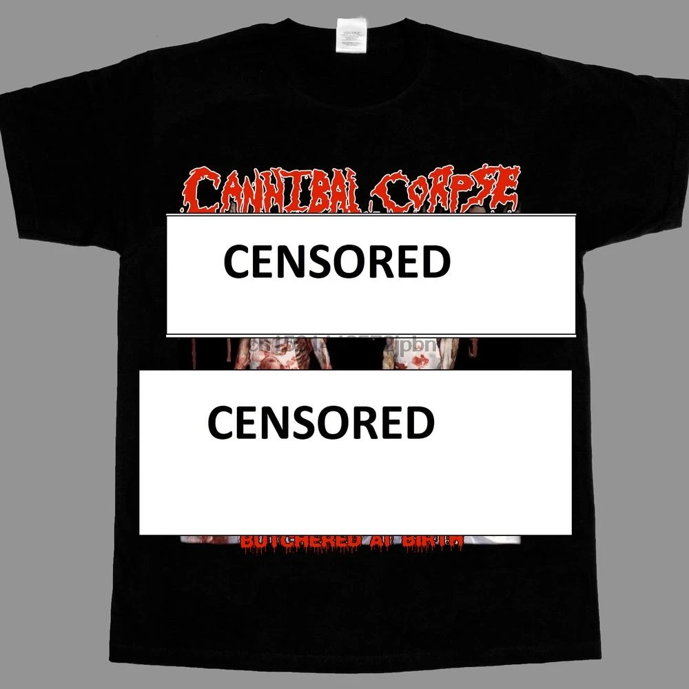 cannibal corpse new short long sleeve black t shirt |