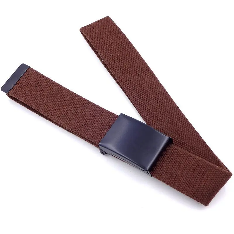 Холщовый ремень для мужчин и женщин, пояс на талию,, модные пластиковые ...