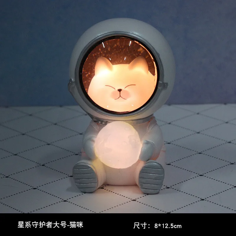 

LED Night Light Guardian of The Galaxy Astronaut Moon Lamp Decor Bedroom Baby Room Bedside Lamp Birthday Christmas Gifts for Kid
