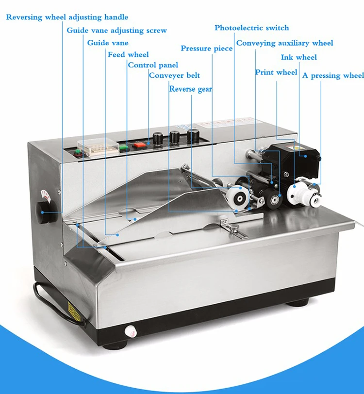 MY-380F Ink Roll Coding Printer Machine Card Print Produce Date Printing Machine