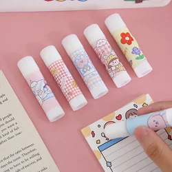 Bâton de colle solide en forme de cœur pour fille, colle à haute viscosité pour étudiants et enfants, fait à la main, séchage rapide, colle solide forte, papeterie de bureau 