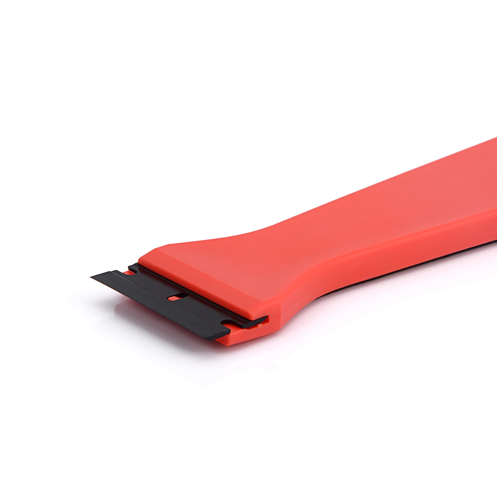 EHDIS бритвенный скребок с длинной ручкой, автомобильная наклейка для обертывания, скребок для окон, Тонировочная наклейка для удаления клея, чистый ручной инструмент+ 10 шт. пластиковое лезвие