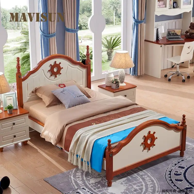 正本販売中 男の子と女の子のための個々の子供用ベッド 1 2 1 5m モダンな10代の寝室の家具 シンプルな子供用ベッド 公式アウトレット Pnlp Sn