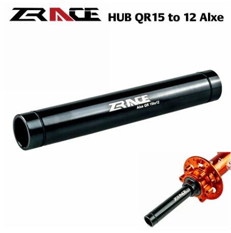 

ZRACE Front HUB 15x100 to 12x100 adapter converter, QR15 to QR12, 15mm Axis to 12mm Axis, for disc brake Road bike