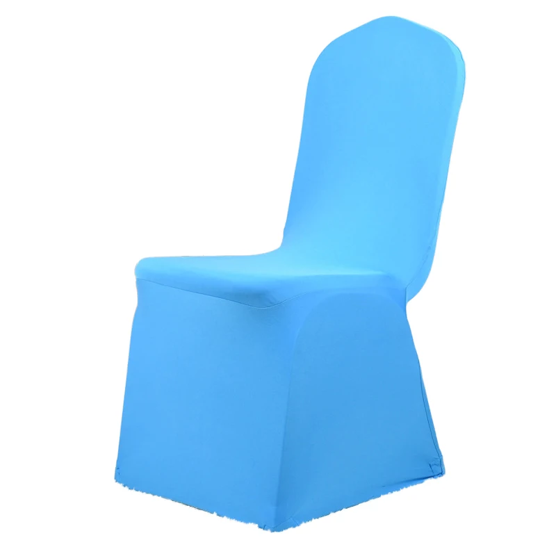 

New 2019 Pure color solid color big chair cover elastic seat chair covers stretch high king back Slipcovers for banquet hotel