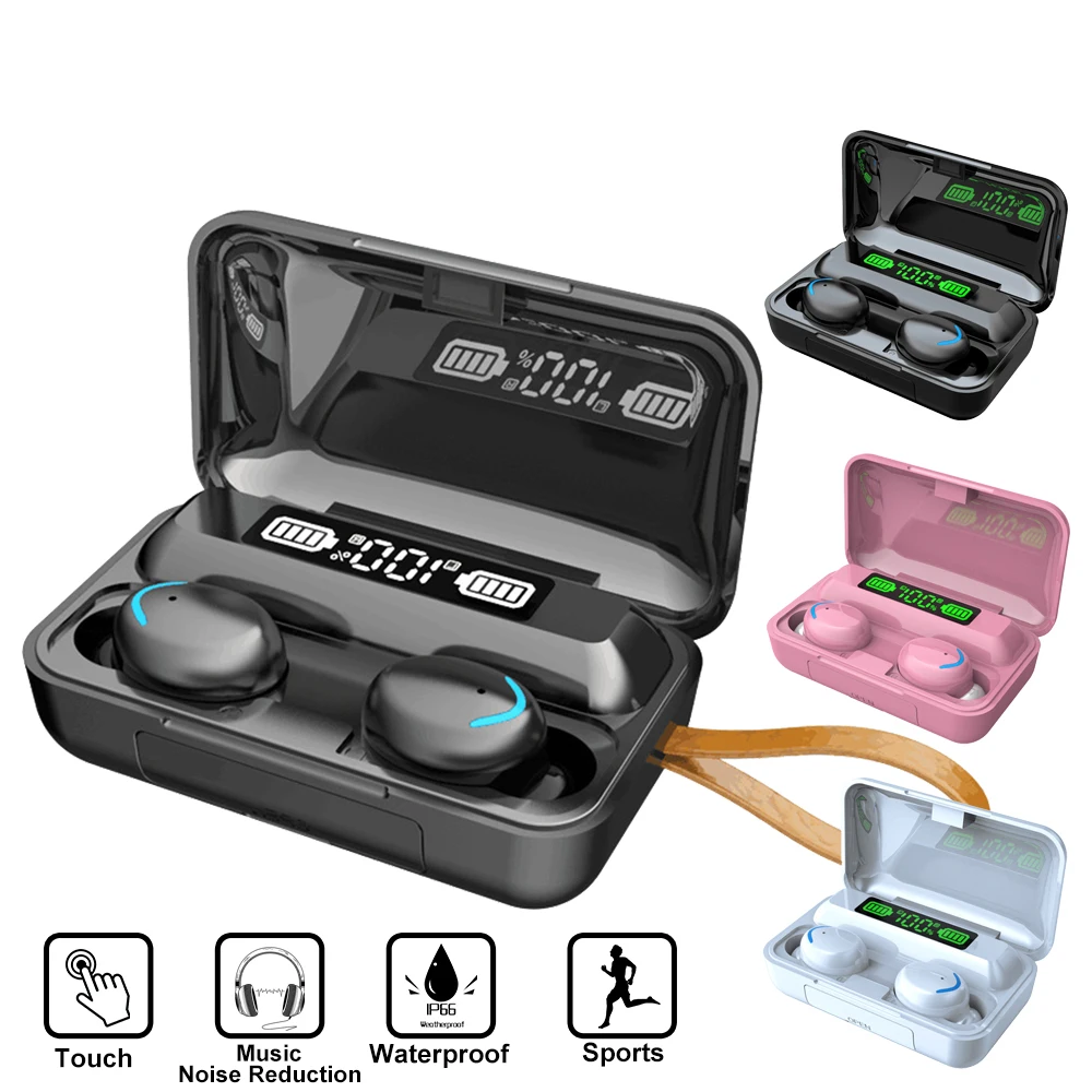 3000mAh Wireless Headphones HiFi Bass Stereo Bluetooth Compatible Headsets Noise Cancelling Earbuds With Mic Earphones Best Gift |