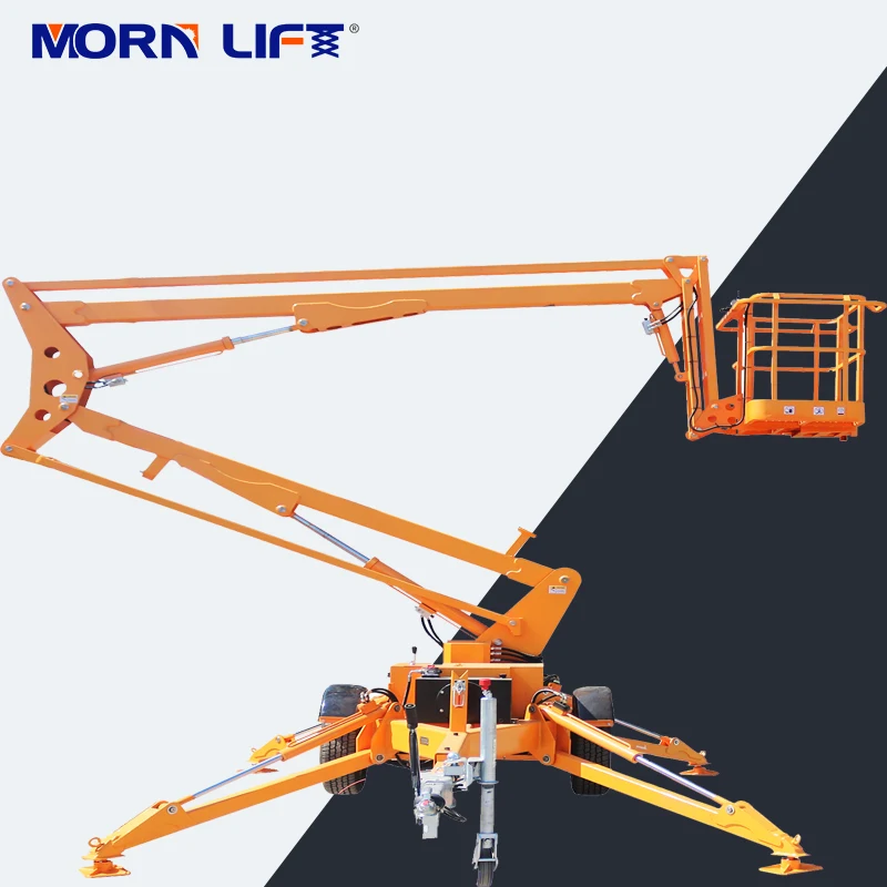 18m Articulated Hydraulic Trailer Boom Lift with Diesel Power |