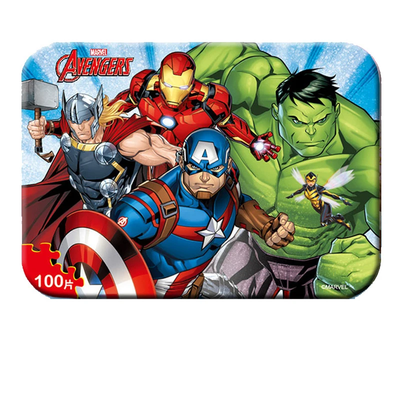 Disney Marvel Супер герои Мстители эндмауэр танос халкл деревянные головоломки