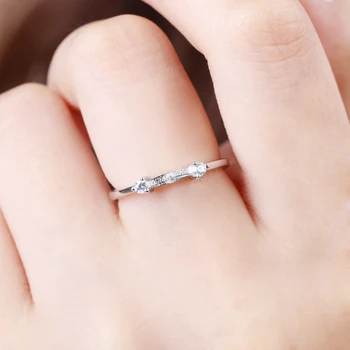 

925 Sterling Silver 5-10mm Pearl or Round Bead Semi Mount Ring for Women White Gold Plated DIY Stone Setting