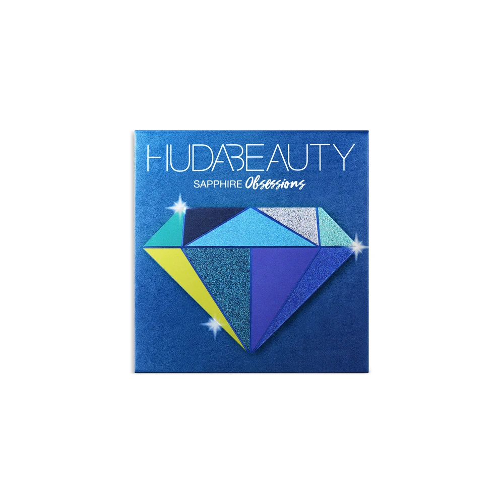 Hudas beauty тени для век Палитра Hudas beauty Obsessions драгоценные камни Коллекция 9 цветов матовые мерцающие тени для век Блеск