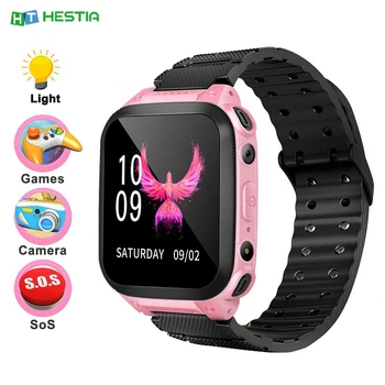

Kids Smart Watch Two-Way Conversation Precise Positioning Voice Micro-Chat, SOS Emergency Call Alarm Reminder Flashlight Camera