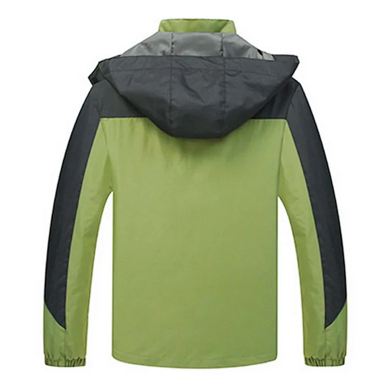 Мужские демисезонные куртки с капюшоном размера плюс, тонкие спортивные пальто, верхняя одежда, пальто с капюшоном, водонепроницаемые мужские ветровки, куртки, горячая распродажа