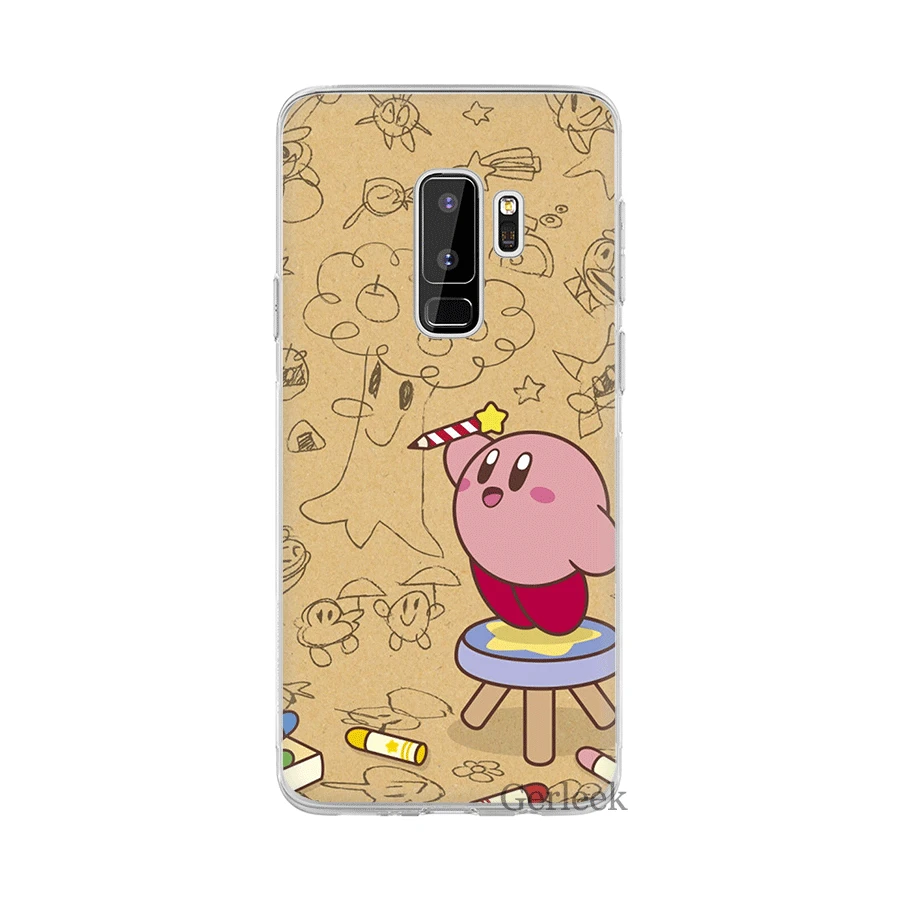 Чехол для мобильного телефона для Samsung Galaxy J1 J2 J7 J5 J6 J3 Prime, Жесткий Чехол, защитная игра, серия Kirby