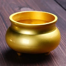 1 шт. курильница мини круглая чаша латунная палочка курильница офис Чайный домик держатель