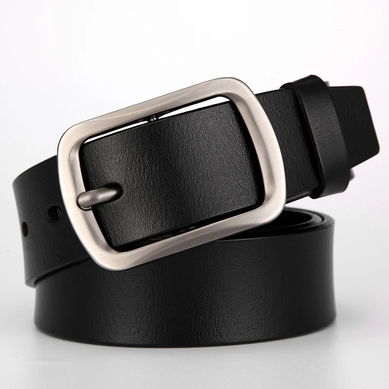 New men's leather belt retro high quality men's casual belt fashion luxury strap men's leather belt jeans pin buckle business be