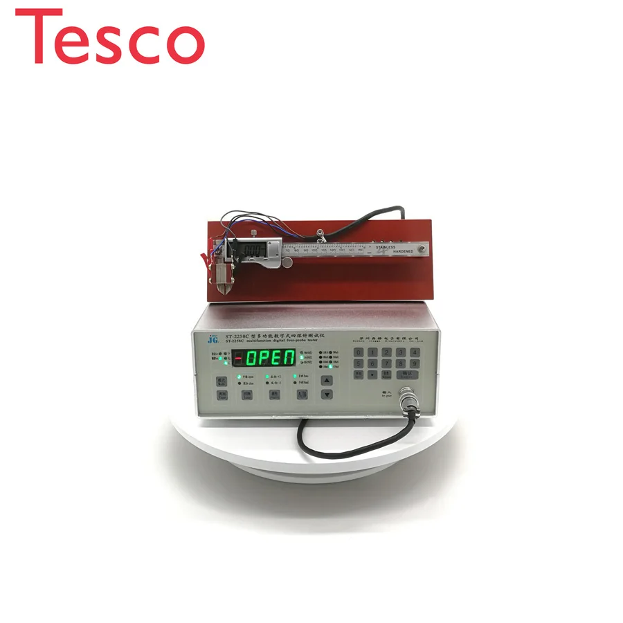 

Measurement of conductive semiconductor fiber materials by resistivity tester