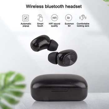 

A8 Ture Wireless Headphones bluetooth 5.0 touch tws earphone Touch Control Earbuds HD Stereo Sports Headset For iPhone Xiaomi
