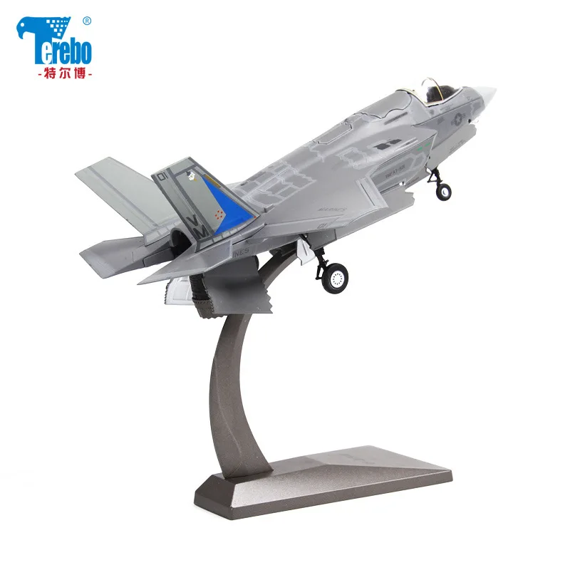 Terebo 1: 72 Металл F35 модель самолета Американский Five Generation Fighter украшения