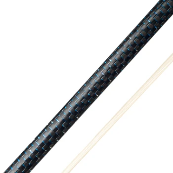 

4/4 Black Carbon Fiber Stick Violin Bow for Fiddle Replacement Parts