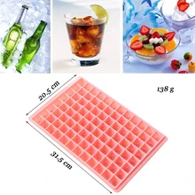 96 сетки DIY маленькая форма для льда квадратной формы пластиковый поддон под лед фруктовый лед производитель кубиков Бар инструменты кухонные аксессуары