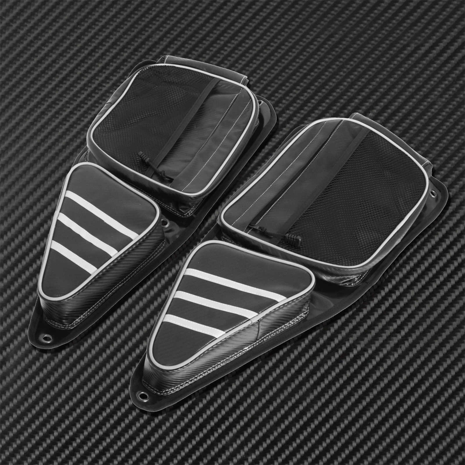 폴라리스 RZR XP XP4 1000 900 Turbo 2014-2018 용 블랙 드라이버 승객 사이드 도어 백 스토리지 방수 가방 무릎 패드, UTV 용