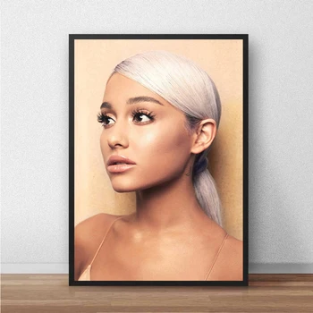 Ariana Grande Singer Artwork Printed on Canvas 6