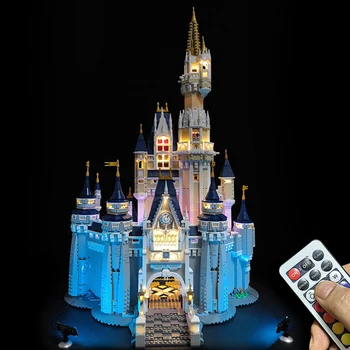 

USB LED Light Building Block Accessory Modified Kit with 1 Battery Box for Castle 71040 - RC Type LED Included Only