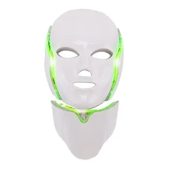 

7 Colors LED Facial Mask Spectrometer Led Therapy Mask Light Therapy Acne Neck Face Mask Korean Skin Care OPP Bag Pack