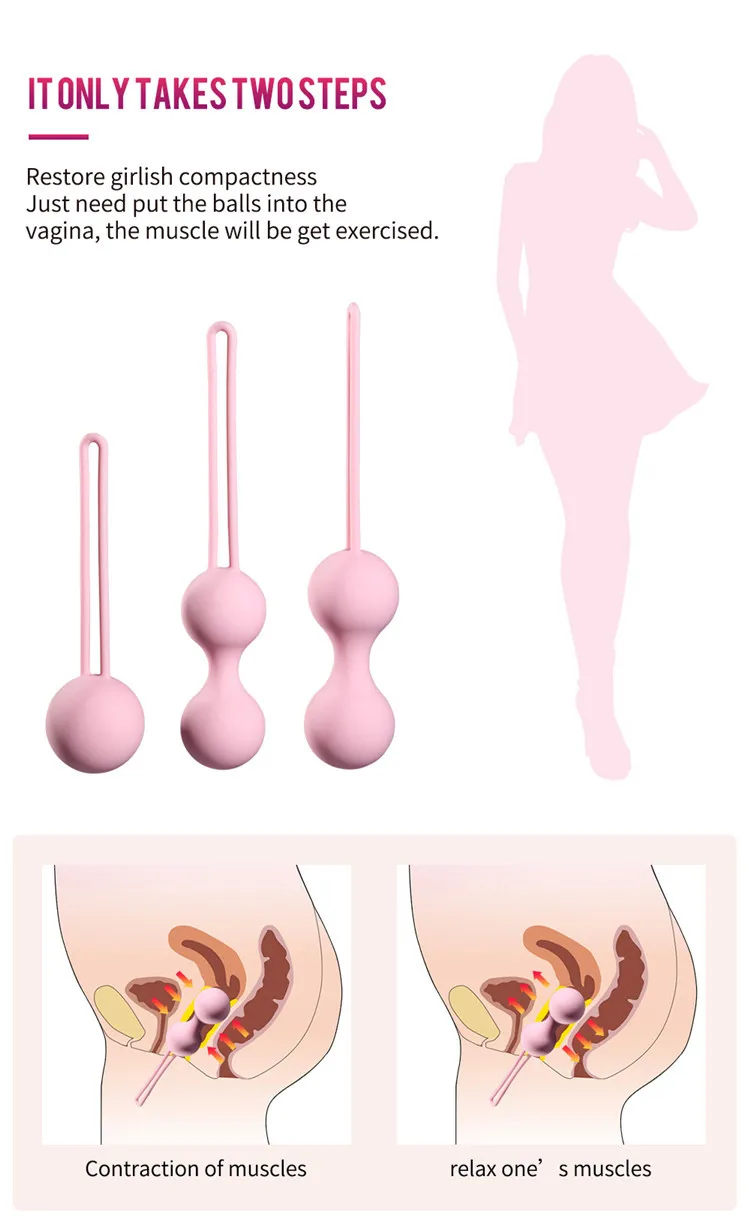 Magnetic Silicone Vagina Ball Anal Sex Toys For Women Petanque Vagina Tighten Shrinking Ball Massage Boule Adult Sex Products vibrator(88)