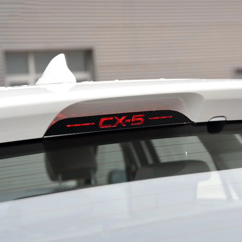 Для Mazda CX5,- аксессуары углеродное волокно автомобильный тормозной Свет стикер s Refit тело наружное украшение стикер 1 шт