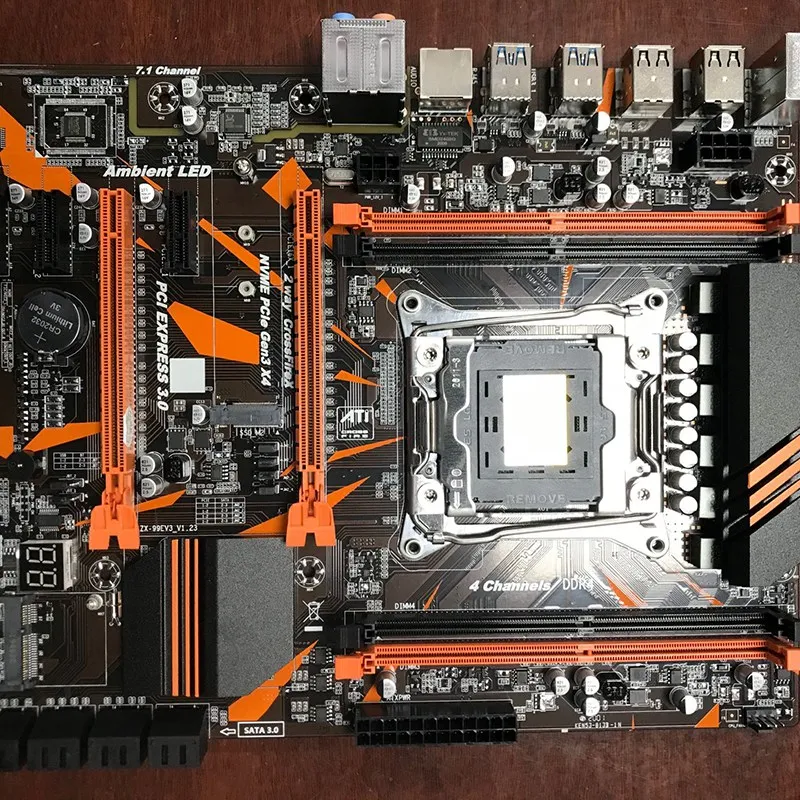 X99 LGA2011 V3 Профессиональный 4 канальный DDR4 настольного компьютера материнская
