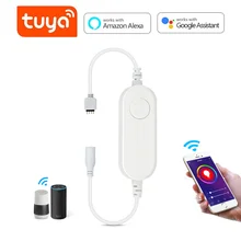 Tuya controle bluethooth sem fio rgb, controlador de luz de led rgb dc5v 12v 24v wi-fi inteligente rgb/rgbw/rgb + cct