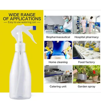 

200ML Portable Empty Disinfection Liquid Spray Bottle Spray Pot Refillable Bottle Cosmetic Hand Sanitizer Alcohol Dispenser